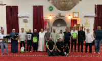 حفل لتوديع حجاج جلجولية في مسجد البخاري 